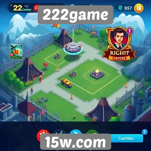 Evolução da interface do usuário no 222game